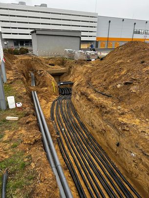 Alapásás gépi földmunka