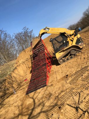 Alapásás gépi földmunka