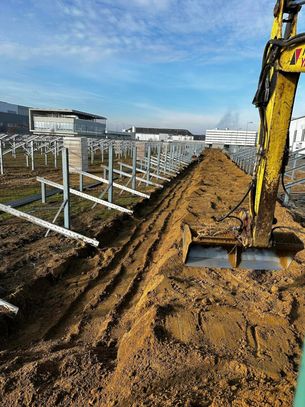 Alapásás gépi földmunka