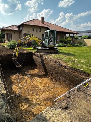 Alapásás gépi földmunka