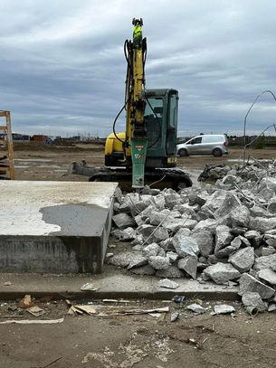 Alapásás gépi földmunka