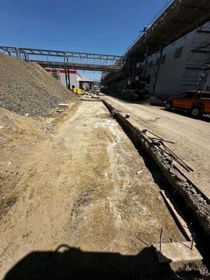 Alapásás gépi földmunka